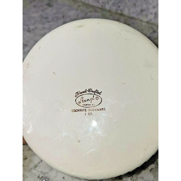Vintage Stangl‎ Pottery Cookrite Ovenware Small Oval Casserole Dish Trenton NJ - Picture 3 of 4